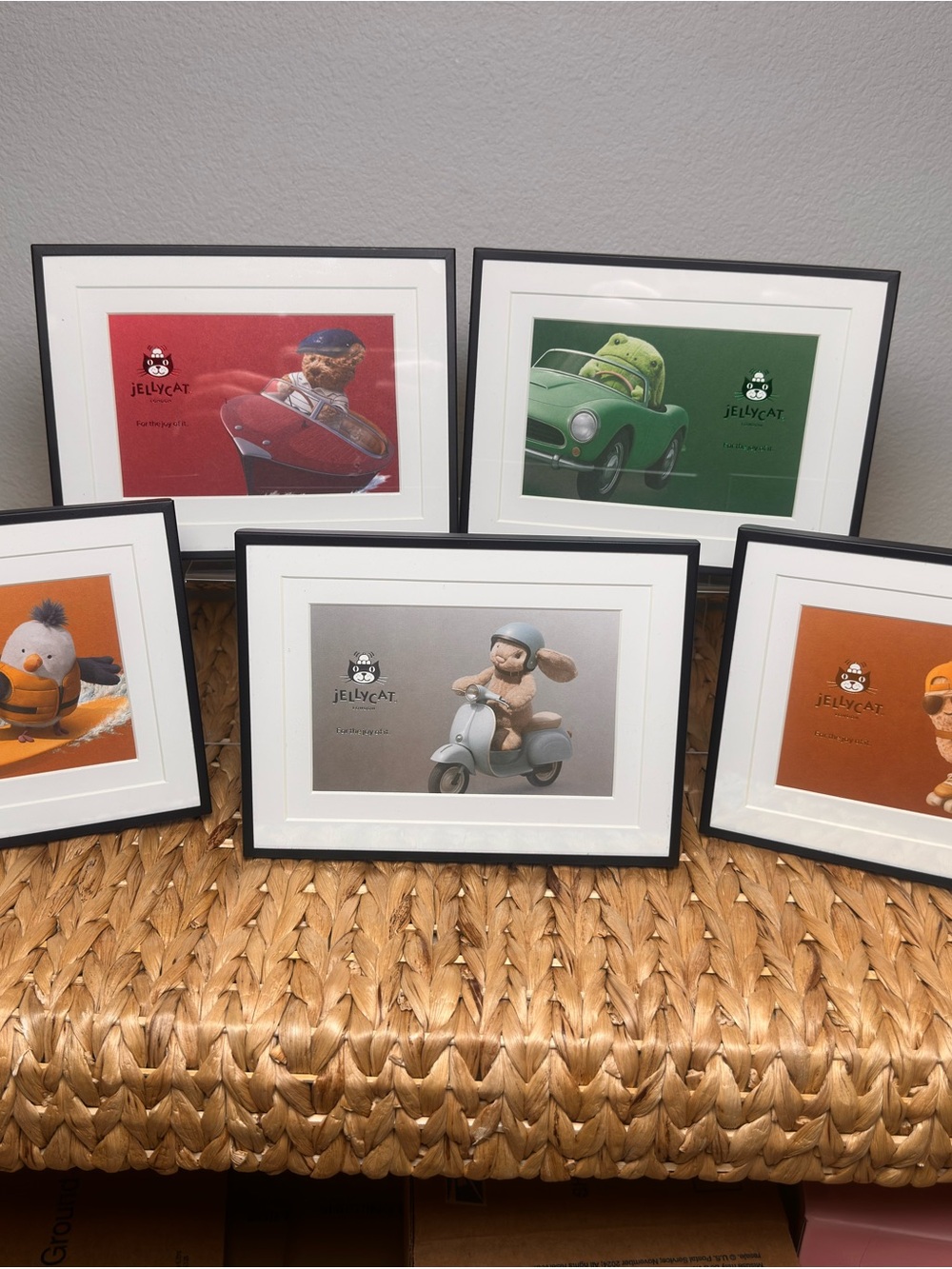Jellycat Colorful Character Framed Art Set